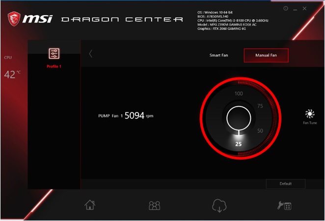 msi dragon center display overdrive